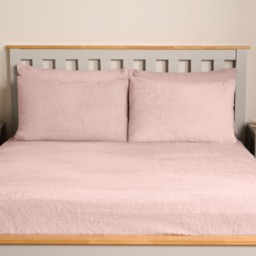 OHS Teddy Fleece Pillowcases - Blush - thumbnail 3