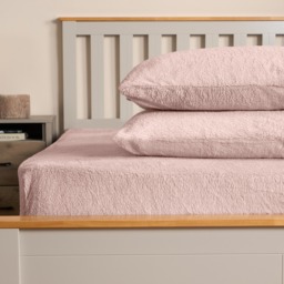 OHS Teddy Fleece Pillowcases - Blush - thumbnail 1