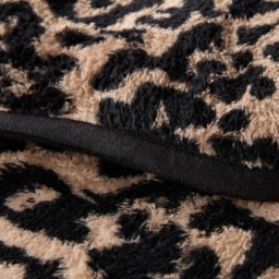 OHS Leopard Print Teddy Coverless 10.5 Tog Duvet Set, Natural - Double - thumbnail 4
