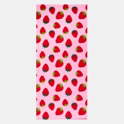 OHS Strawberry Print Beach Towel - Pink - thumbnail 4