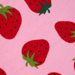 OHS Strawberry Print Beach Towel - Pink - thumbnail 5