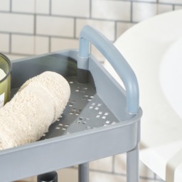 OHS 3 Layer Trolley Cart - Grey - thumbnail 2