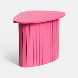 OHS Madison Ribbed Side Table - Hot Pink - thumbnail 4