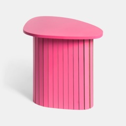OHS Madison Ribbed Side Table - Hot Pink - thumbnail 3