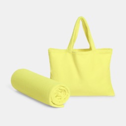 OHS Beach Towel in a Bag - Neon Yellow - thumbnail 4