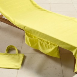 OHS Beach Towel in a Bag - Neon Yellow - thumbnail 3