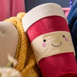 OHS Coffee Cup Cushion - Burgundy - thumbnail 2