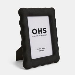 OHS 2 Pack Matte Velvet Photo Frames - Black - thumbnail 3