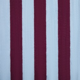 OHS 100% Cotton Jacquard Striped Bath Towel, Blue/Burgundy - 1PC - thumbnail 5