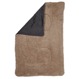 OHS Sherpa Soft Quilted Pet Blanket - Charcoal Grey - thumbnail 4
