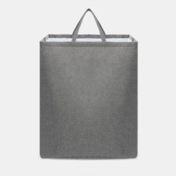 OHS Faux Linen Laundry Bag - Charcoal - thumbnail 1