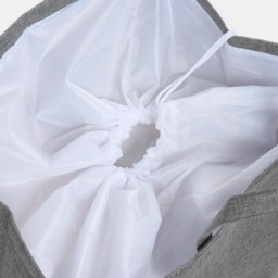 OHS Faux Linen Laundry Bag - Charcoal - thumbnail 3