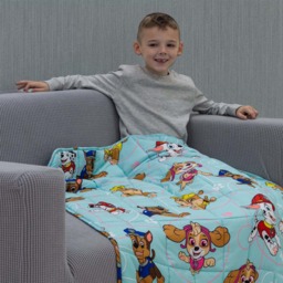 Paw Patrol Squad Weighted Blanket, Blue - 2kg - thumbnail 4