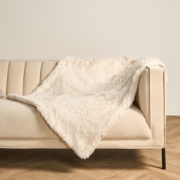 OHS Pet Calming Fluffy Throw - Cream - thumbnail 3