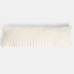 OHS Tufted Arches Bolster Pillow - Cream - thumbnail 5