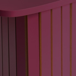 OHS Madison Ribbed Console Table - Dark Berry - thumbnail 4