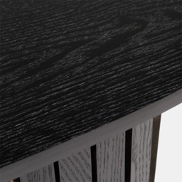 OHS Madison Ribbed Console Table - Black - thumbnail 5