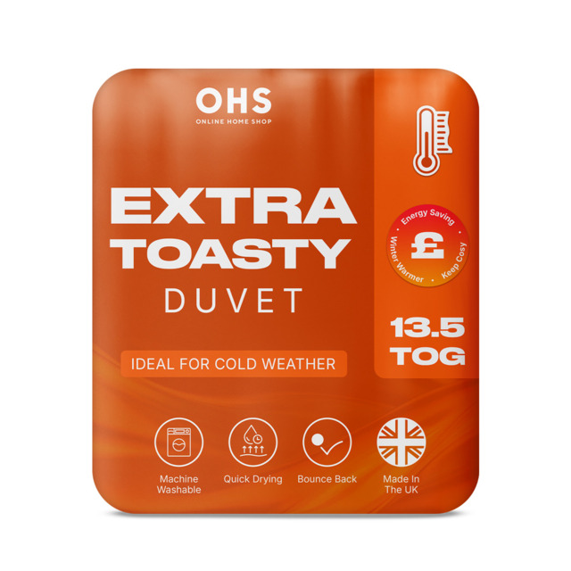 OHS 13.5 Tog Extra Toasty Duvet - Single - image 1