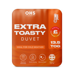 OHS 13.5 Tog Extra Toasty Duvet - Single - thumbnail 1