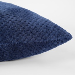 OHS 2 Pack Waffle Fleece Cushion Covers, Navy - 45 x 45cm - thumbnail 5