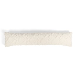 OHS Cable Knit Draught Excluder - Cream - thumbnail 3
