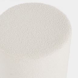 OHS Bouclé Black Band Stool - Cream - thumbnail 5