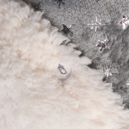 OHS Metallic Stars Fleece Duvet Set, Grey - Single - thumbnail 4