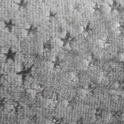 OHS Metallic Stars Fleece Duvet Set, Grey - Single - thumbnail 5