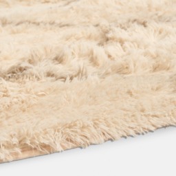 OHS Printed Fluffy Simple Geometric Rug, Natural - 160 x 230cm - thumbnail 4