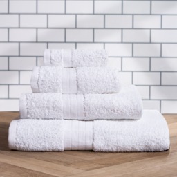 OHS 100% Cotton Hand Towel, White - 1PC