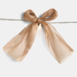 OHS 10 Pack LED Bow String Lights - Natural - thumbnail 4