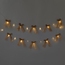 OHS 10 Pack LED Bow String Lights - Natural - thumbnail 2