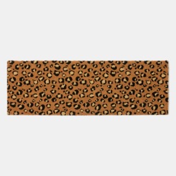 OHS Leopard Printed Runner Coir Mat - Monochrome - thumbnail 2