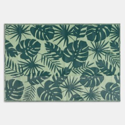 OHS Palm Print Reversible Outdoor Rug, Green - 120 x 170cm - thumbnail 4