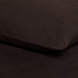 OHS Brushed Cotton Pillowcases, Coffee - 2 Pack - thumbnail 2