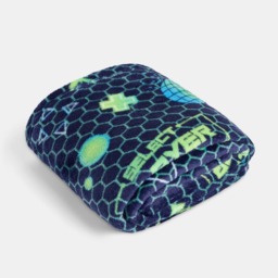 OHS Kids Gaming Controller Print Throw - Green/Blue - thumbnail 2