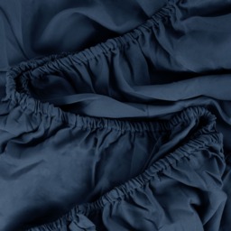 OHS Microfibre Deep Fitted Sheet, Navy - King - thumbnail 4