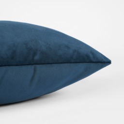 OHS 4 Pack Matte Velvet Cushion Covers, Navy - 45 x 45cm - thumbnail 5