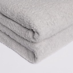 OHS Teddy Fleece Blanket Soft Throw Over Bed, Silver Grey - 150 x 200cm - thumbnail 5
