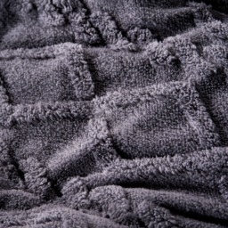 OHS Coverless Cable Knit 10.5 Tog Duvet Set, Grey - Double - thumbnail 4