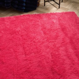OHS Soft Fluffy Rug, Hot Pink - 80 x 150cm - thumbnail 3