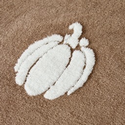 OHS Tufted Pumpkin Teddy Duvet Set, Natural - King - thumbnail 3