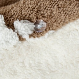 OHS Tufted Pumpkin Teddy Duvet Set, Natural - King - thumbnail 4