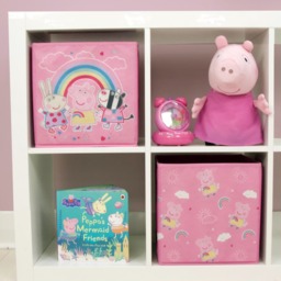 Peppa Pig Storage Box, Pink - 2 Pack - thumbnail 3