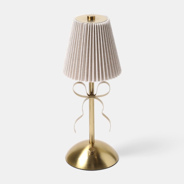 OHS Bow Rechargeable Table Lamp - Gold - image 1