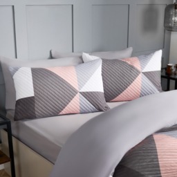 OHS Ralph Geo Pinsonic Duvet Set, Blush - Double - thumbnail 4