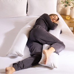 OHS Maternity Body Pillow - White