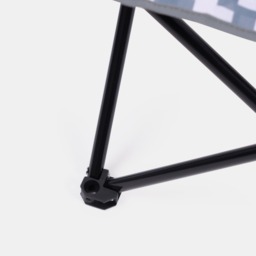 OHS Foldable Geometric Camping Chair - Grey - thumbnail 3