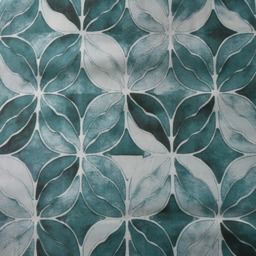 OHS Watercolour Fishcale Duvet Cover Set, Teal - King - thumbnail 5