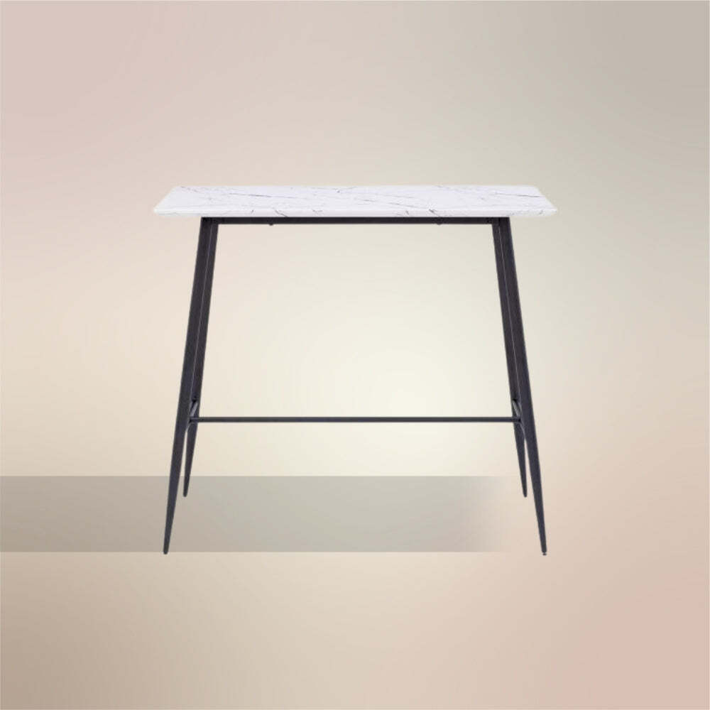 Marble Bar Table 100cm High Artloge 100cm High Round Bar Height
